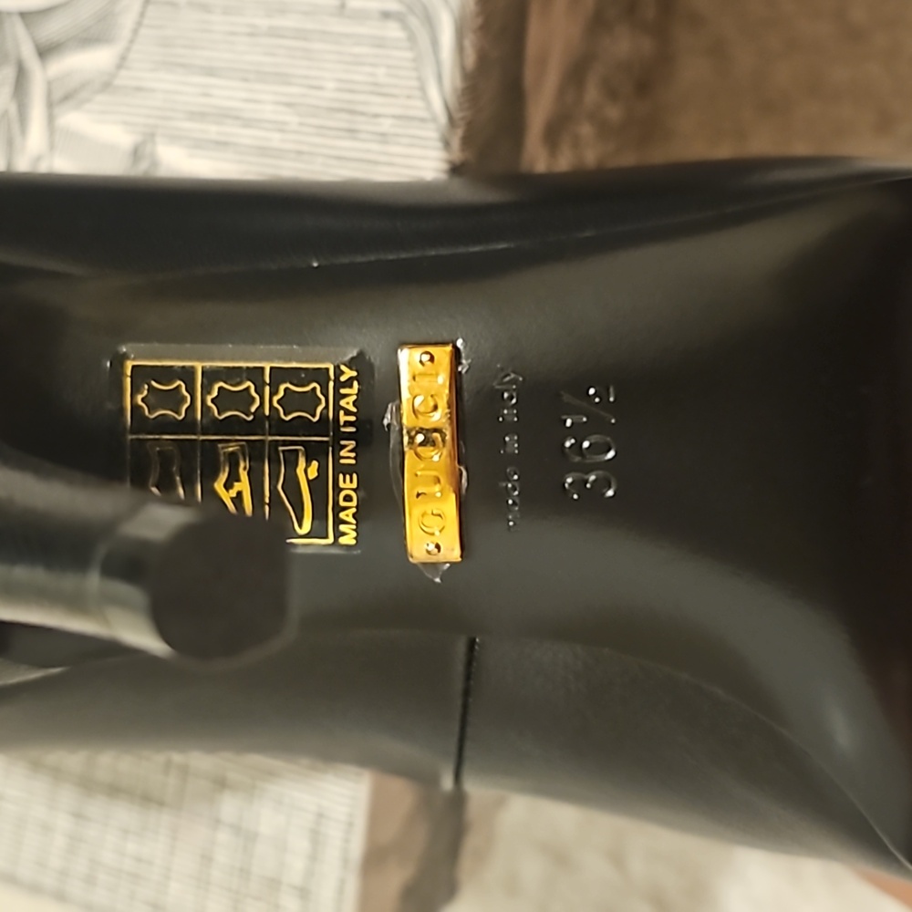 🛑GUCCI Malaga Kid Leather Pump - Picture 5 of 8